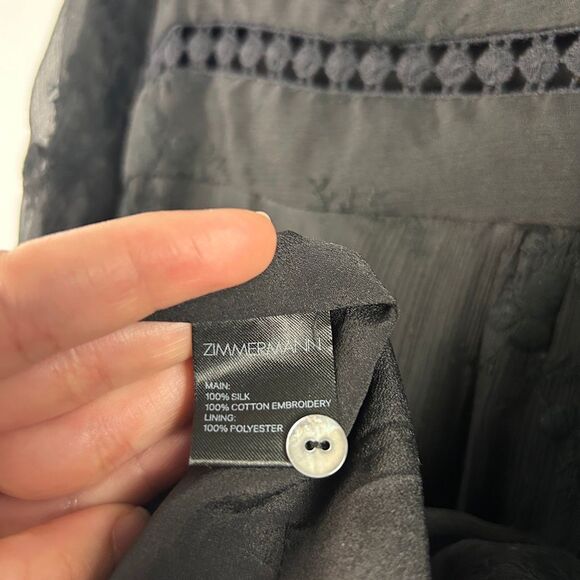 Zimmermann Admire Cherry Boho Silk Dress - NWT Size 1 - Picture 9 of 9